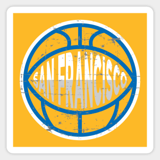 San Francisco Basketball 1 Magnet